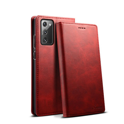Caixa feita sob encomenda genuína personalizada do telefone da carteira de Samsung do caso à prova de choque imaculável