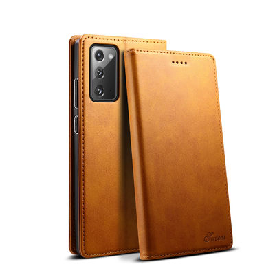 Caixa feita sob encomenda genuína personalizada do telefone da carteira de Samsung do caso à prova de choque imaculável