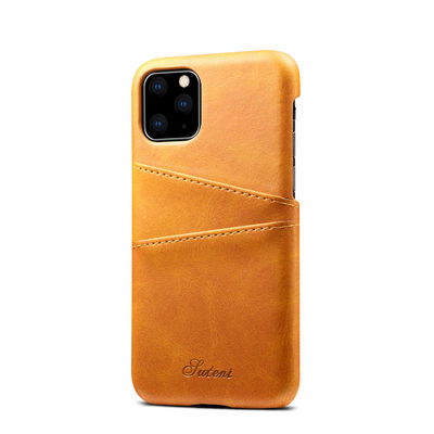 Prêmio excelente de couro genuíno do telefone da caixa da caixa da carteira do ODM Iphone