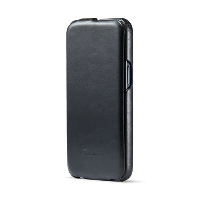 Exemplo magnético de couro genuíno luxuoso excelente do OEM Iphone 14 das caixas do telefone