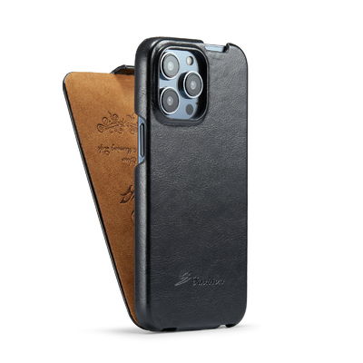 Exemplo magnético de couro genuíno luxuoso excelente do OEM Iphone 14 das caixas do telefone