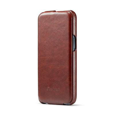 Exemplo magnético de couro genuíno luxuoso excelente do OEM Iphone 14 das caixas do telefone