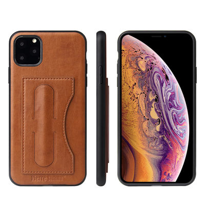 A caixa de couro do telefone da carteira de Tpu cobre a durabilidade à prova de choque para Iphone 14 PRO