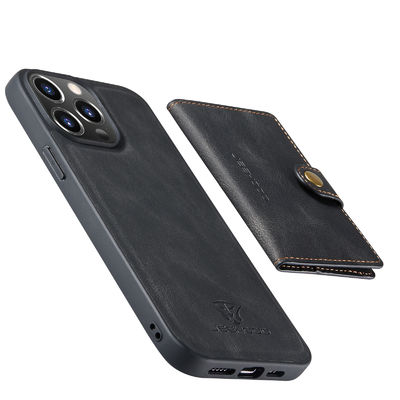 Caixa impermeável à prova de choque do telefone do ODM do caso de couro luxuoso sem emenda de Iphone