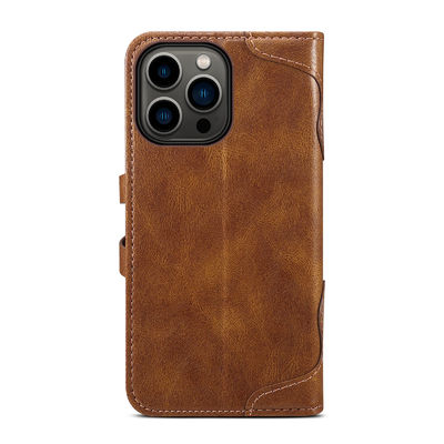 Prêmio original de couro genuíno luxuoso dos casos do telefone celular das caixas do telefone