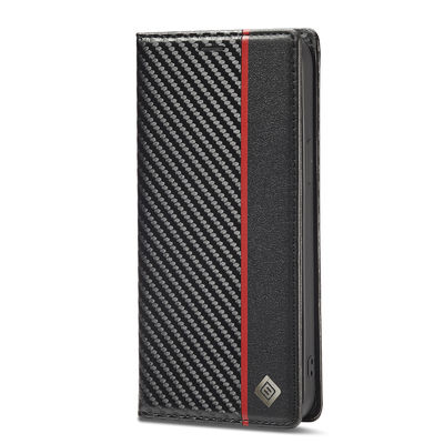 A caixa de couro Iphone do telefone da carteira da caixa moderna do telefone choca resistente