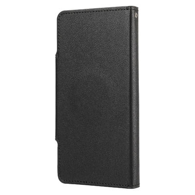 Genuíno luxuoso de couro do plutônio dos casos protetores de Iphone da carteira do OEM/ODM