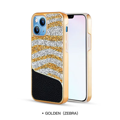 Caixa personalizada do telefone de Diamond Phone Cases Glossy Luxury Samsung imaculável