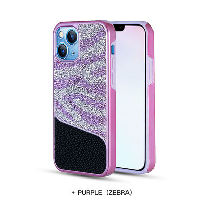 Caixa personalizada do telefone de Diamond Phone Cases Glossy Luxury Samsung imaculável