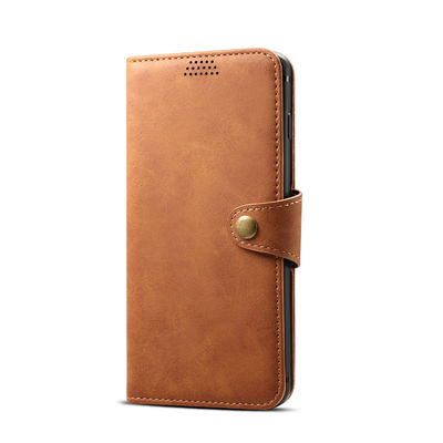 Genuíno luxuoso Scratchproof dos exemplos protetores de couro sem emenda de Samsung