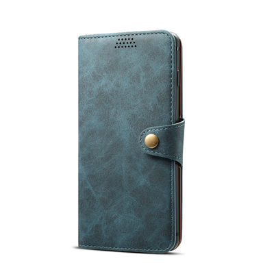 Genuíno luxuoso Scratchproof dos exemplos protetores de couro sem emenda de Samsung