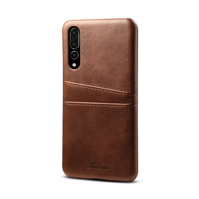 Caixa do telefone de couro Scratchproof do OEM/ODM Samsung do suporte da carteira do cartão