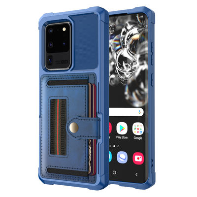 Caixa de couro magnética imaculável da caixa do malote do telefone do Samsung Mobile de Magsafe